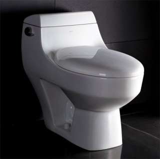   One Piece Modern Ultra Low Single Flush Eco Friendly White Toilet