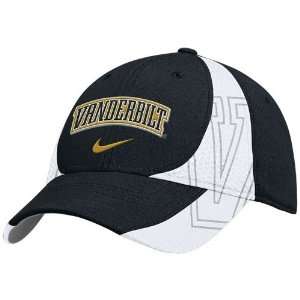  Nike Vanderbilt Commodores Black 3 D Flex Fit Hat Sports 