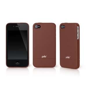  PDO Silk Slider Case for iPhone 4S/4   Coffee Cell Phones 