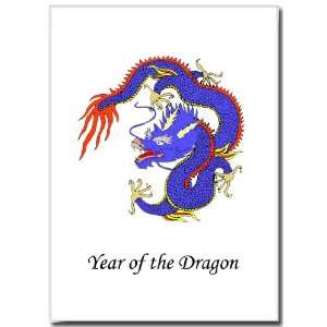  5x7 Year of the Dragon Print (Blue)