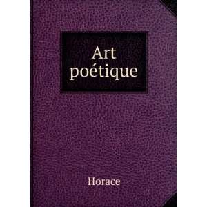  Art poÃ©tique Horace Books