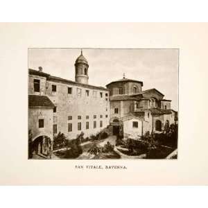  1906 Print San Vitale Ravenna Italy Historic Architecture 