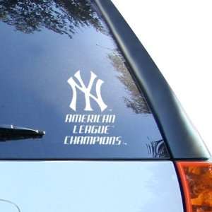  New York Yankees 2010 ALCS Champions Small Window Graphic Decal 
