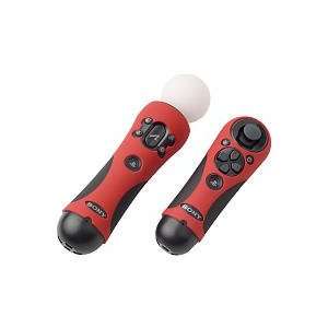  PlayStation Move Grip Glove Set   Red Toys & Games