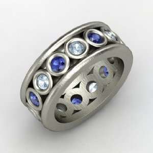  Tigranes Ring, Sterling Silver Ring with Sapphire 