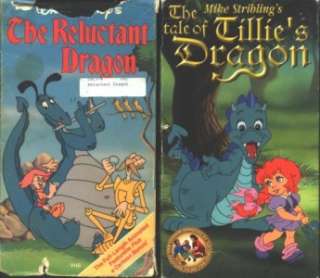 Reluctant Dragon Tale Tillie Dragon Mik Stribling VHS  