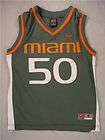 miami hurricanes team issue basketball jersey 50 youth small returns