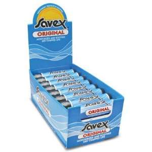  Savex .15 Oz Medicated Lip Balm Display Case Pack 72 