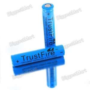   TrustFire TR14650 1600mAh 3.7V Li ion Rechargeble battery Electronics