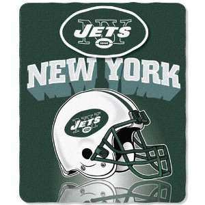 New York Jets Mirror 50 x 60 Fleece Throw Blanket  