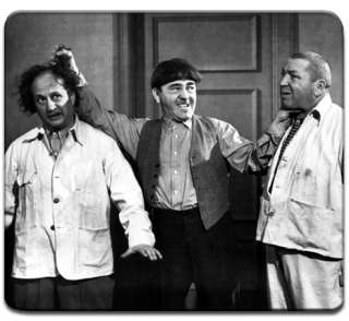 The Three Stooges Mouse Pad Moe Larry Curly Shemp 3  