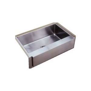 Empire Industries Farmhouse 16 Gauge Large Single Sink with Beveled 
