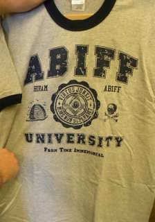NEW Masonic Ringer T Shirt Abiff University S 4X  