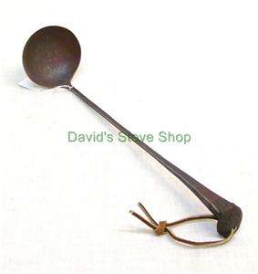   Hand Forged Steel Rail Road Spike BBQ Ladle Dipper Made In Texas DCRRD