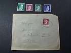 THIRD REICH WWII COVER ENVELOPE NAZI GERMANY & 4 STAMPS WW2 513 514 