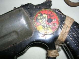 toy pistols cap guns 1938 Lone Ranger Teddy rough  