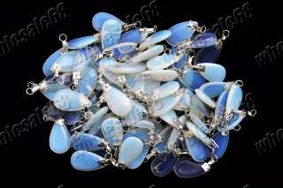 FREE wholesale lot 300 drop opal gemstone pendant bead  