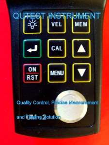 Ultrasonic Thickness Gauge Meter EZ Reading 1 & 2 Point Calibration 