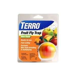  3 PACK TERRO FRUIT FLY TRAPS, Color ORANGE; Size .50 FL 