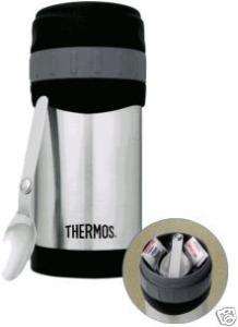 Thermos 16oz Stainless Steel Insulated Food Jar w Spoon  
