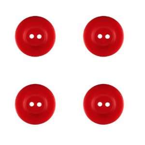Riley Blake Sew Together 1 Matte Round Button Red By The Package