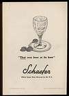 1936 schaefer lager beer glass bottle caps art vintage print