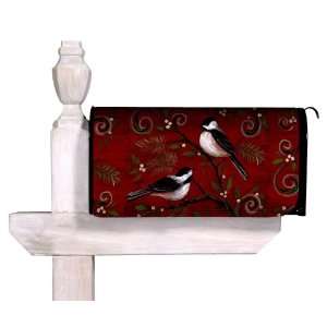  Evergreen Woodland Birds Magnetic Mailbox Cover Wrap
