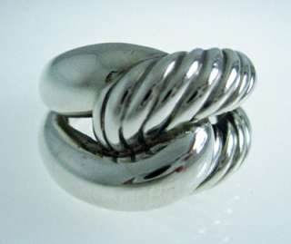 David Yurman Silver Designer Ring   Gorgeous     