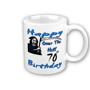  Over the Hill 70th Birthday Coffee Mug 