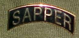  SAPPER Tab Small Hat Pin Clothing