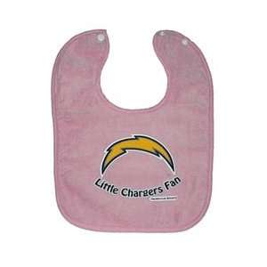  San Diego Chargers Pink Baby Bib