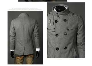 2011 New Winter Korean Style Self cultivation Business Man Coat Jacket 