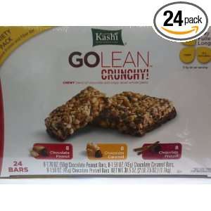Kashi Go Lean Crunchy Bars Variety Pack, 39.5 Ounce Boxes (Pack of 24 