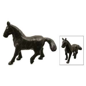  Onyx sculpture, Black Peruvian Walking Horse
