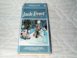 JACK FROST VHS BUDDY HACKETT RANKIN BASS CLAYMATION  