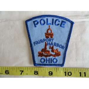  Fairport Harbor Ohio Police Patch 