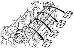 Tighten the bearing cap bolts gradually and in the proper sequence to 