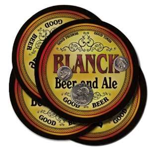 BLANCK Family Name Beer & Ale Coasters 