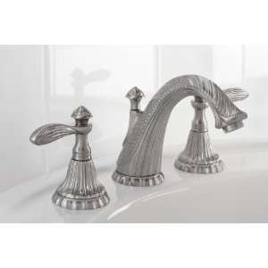   Bathroom Faucet with Metal Lever Handles and Dra