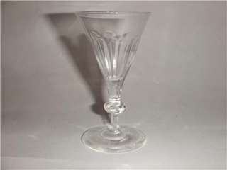19th Century Cut Knoped English Drinking Glass  