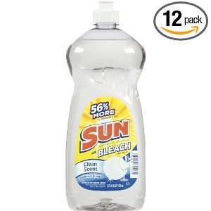  Sun Sations with Bleach Dishwashing Liquid, 25 Ounce (Pack 