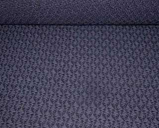 New Navy Blue Polyester Crochet Lace Fabric  