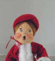 Vintage 10 Collectible 1957/87 AnnaLee Christmas Lady Caroler  