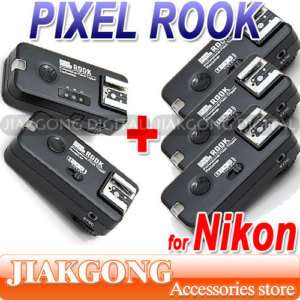 PIXEL ROOK F508 Flash Trigger for NIKON with 4 Receiver  