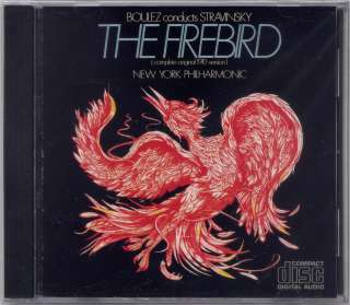 Stravinsky The Firebird   Boulez CBS JAPAN 35DC 1st EDITION  