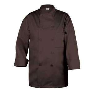  Chef Works CCBA CHO Basic Chef Coat, Chocolate Brown, 3X 