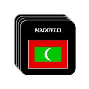  Maldives   MADEVELI Set of 4 Mini Mousepad Coasters 