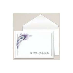   Weddings Peacock Passion Thank You Note