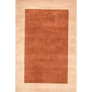   Copper Contemporary Wool Hand Tufted Area Rug 8.00 x 11.00. Home