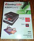 nib sentrysafe compact portable security case w steel tethering cable